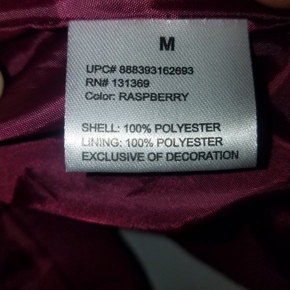 Rampage Raspberry Coat - Picture 5 of 5